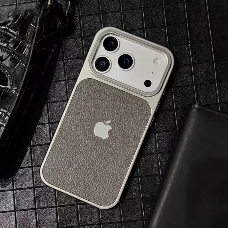 Nova Capa Protetora De Couro Galvanizado , Adequada Para iPhone 17 Pro Max , 16 , 15 , 13 , 14 Plus E Outros Modelos .