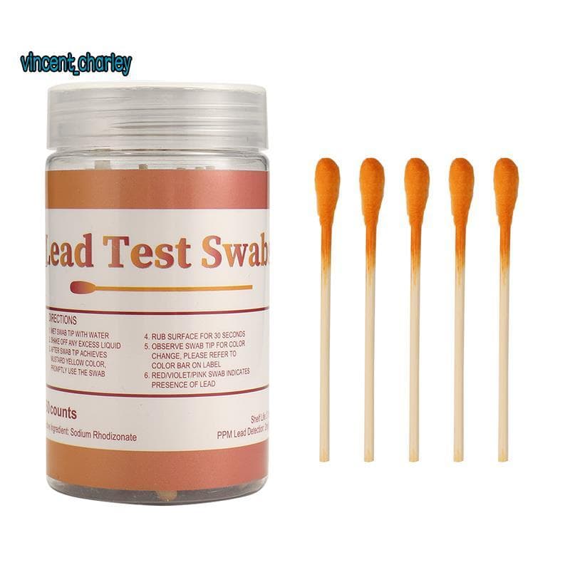 Kit De Cotonetes De Teste De Pintura De Chumbo Doméstico Verificação Tiras PET