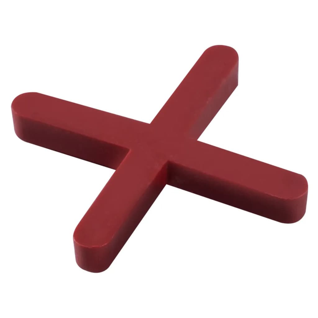 Espaçador Piso Cruzeta Vermelho 3mm Polipropileno 100un