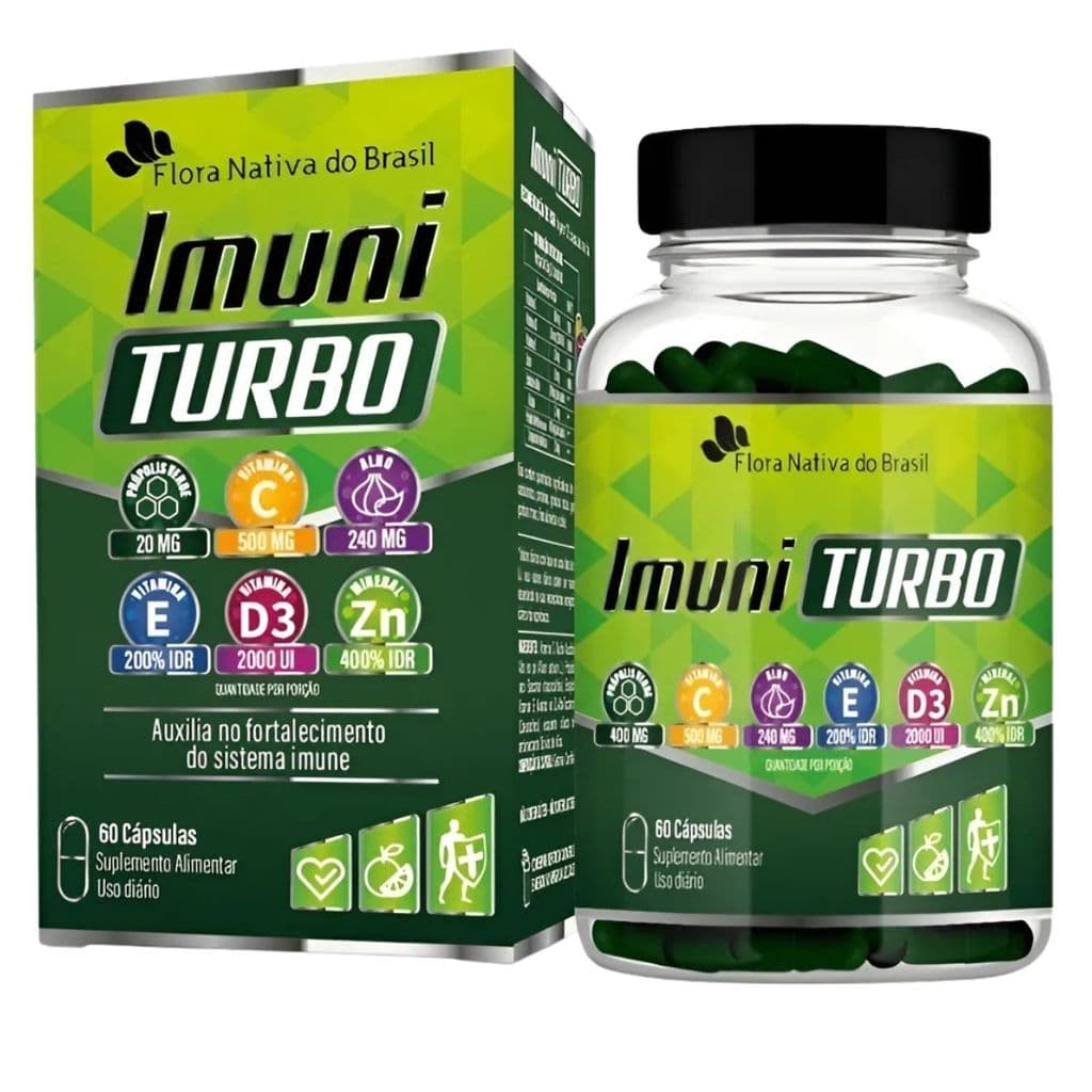 IMUNI TURBO 60Caps FLORA NATIVA