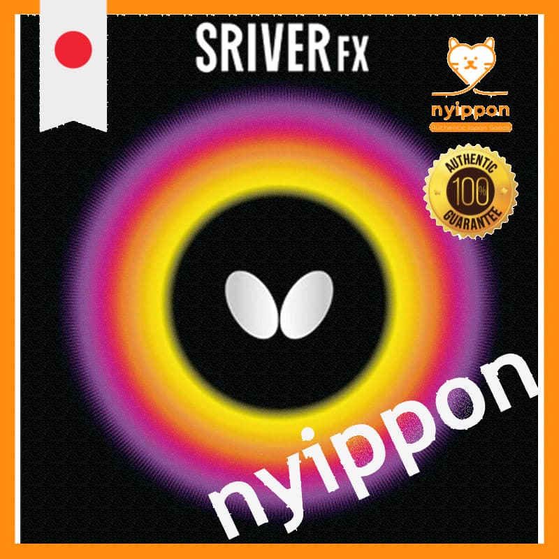 Borracha Para Tênis De Mesa Butterfly SRIVER FX-Disponível Em Vários Tamanhos
