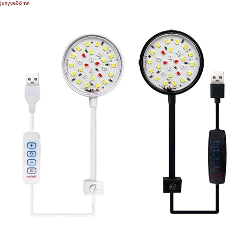 Lâmpada De Clipe Para Tanque De Peixes JUNYUE , Mini De 360 Graus Na Luz Do Aquário , LED De Alimentação USB De 5/7 W