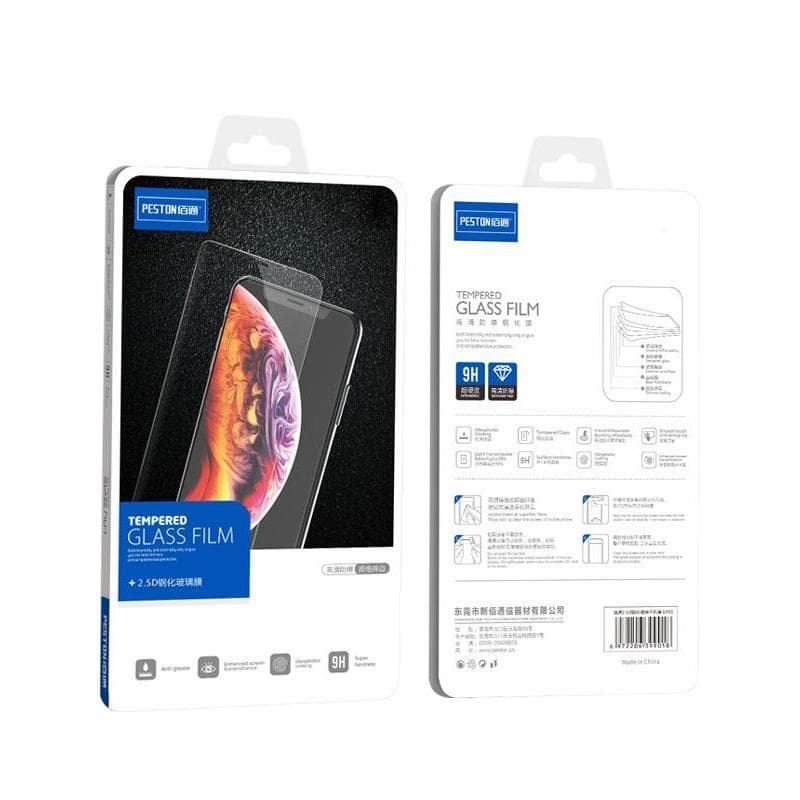 Baitong Adequado para Apple 12/XR/iPhone11ProMAX/5/6/7/8PLUS Filme temperado para celular HD Caixa de luz roxa Transpare