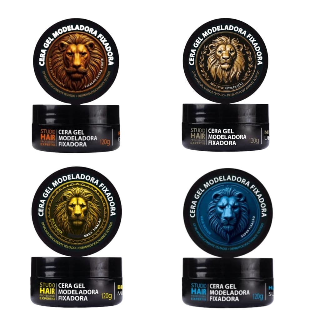 Cera Gel Modeladora Muriel Studio Hair 120g Alta Fixação
