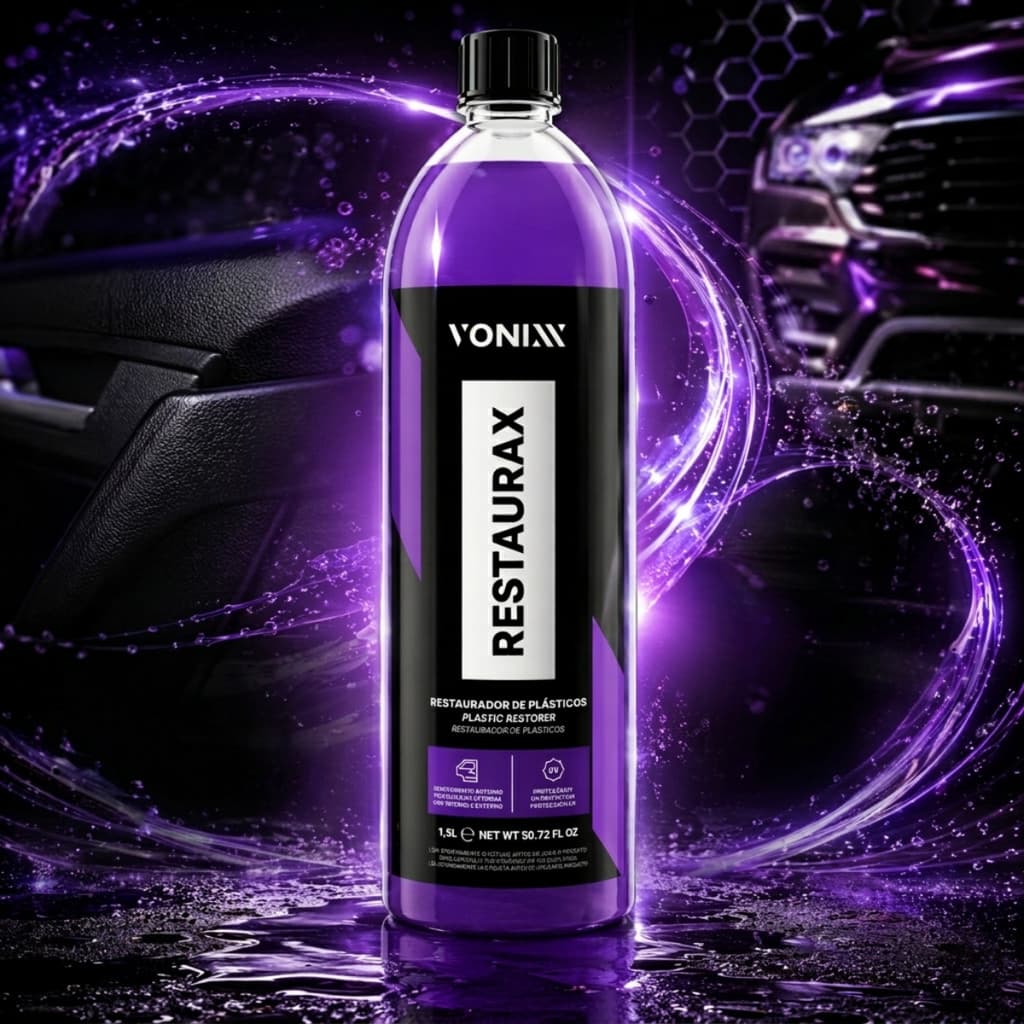 Restaurador De Plástico Restaurax Vonixx Revitalizador 1,5L