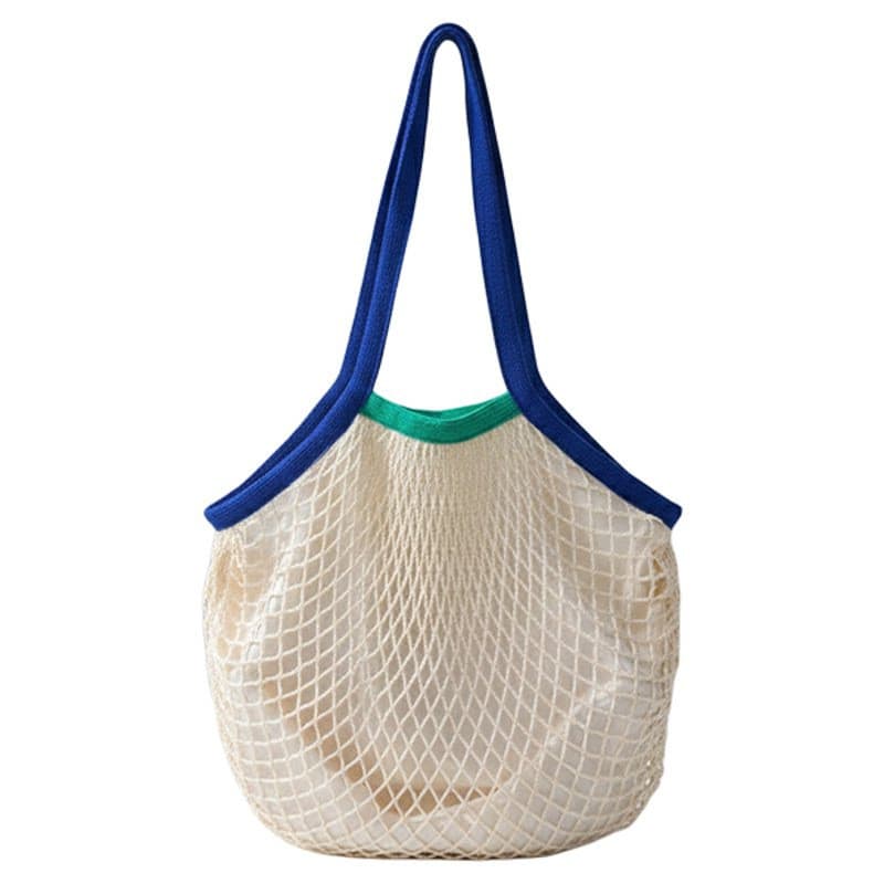 Sacola de compras de malha forrada, bolsa de praia, bolsa de compras de bolso de malha personalizável Bolsa de praia Cor