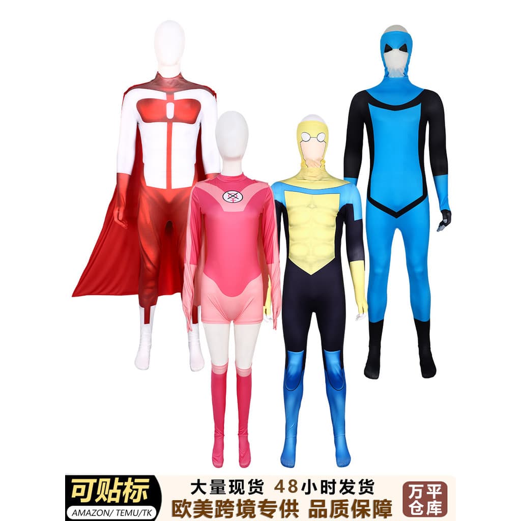 5 Halloween invencível juventude cosplay traje todo-poderoso traje de desempenho de palco