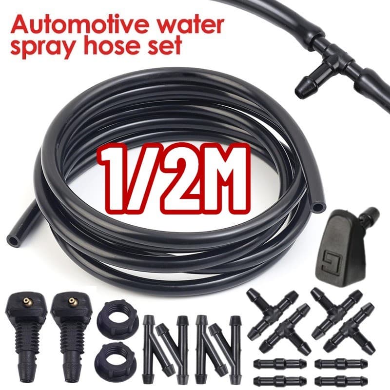Mangueira De Spray Para Limpador De Carro 2/1M-Junta Do Tubo Carros-Bocal Lavador De Pára-Brisa-Conector Divisor Tyi-Ace