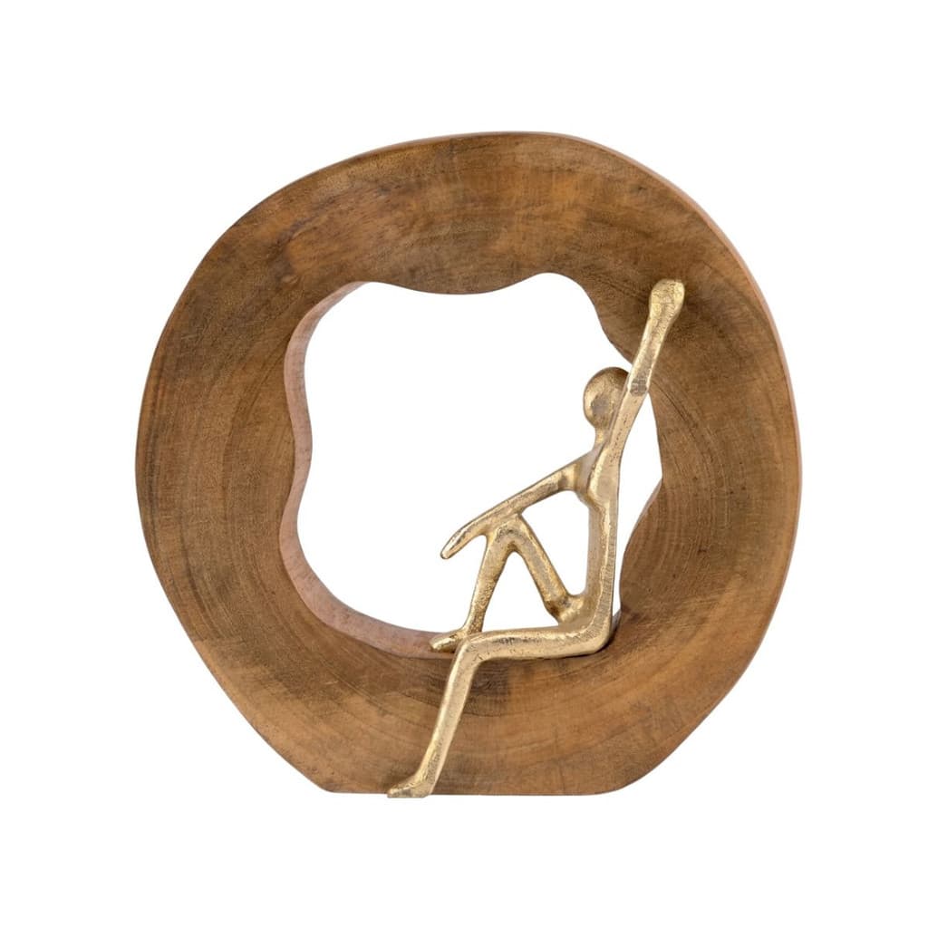 Escultura em Madeira Refúgio Mart | Obra Decorativa Moderna