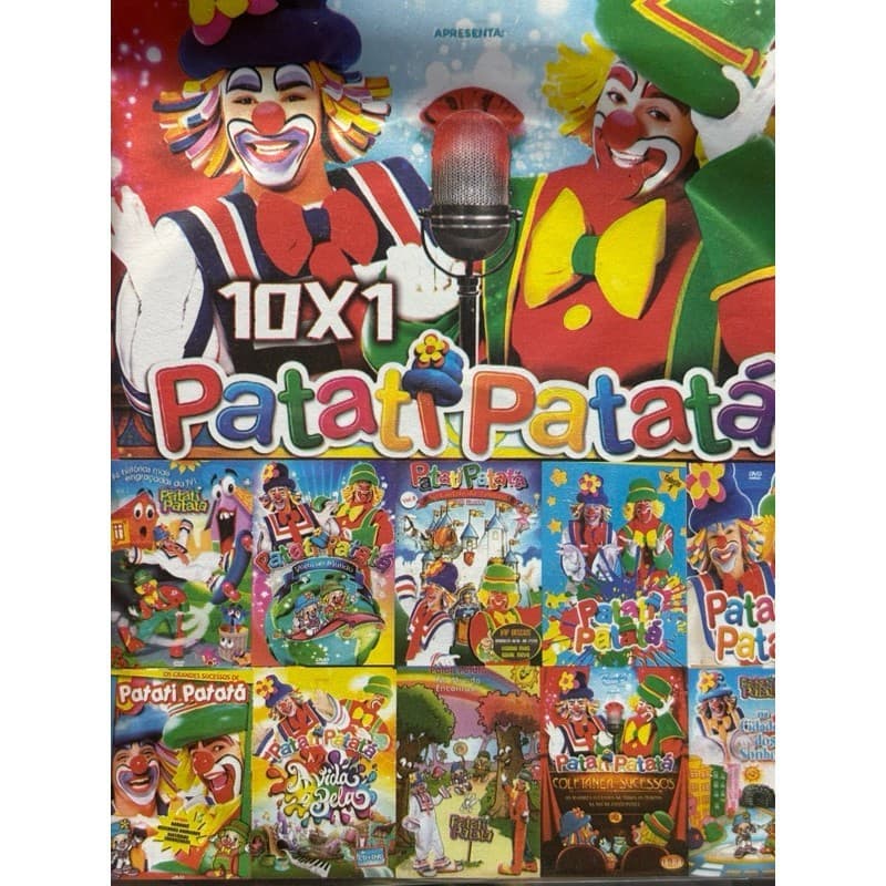 DVD Patati Patatá 10 em 1 Coletânea Completa Infantil Dublado