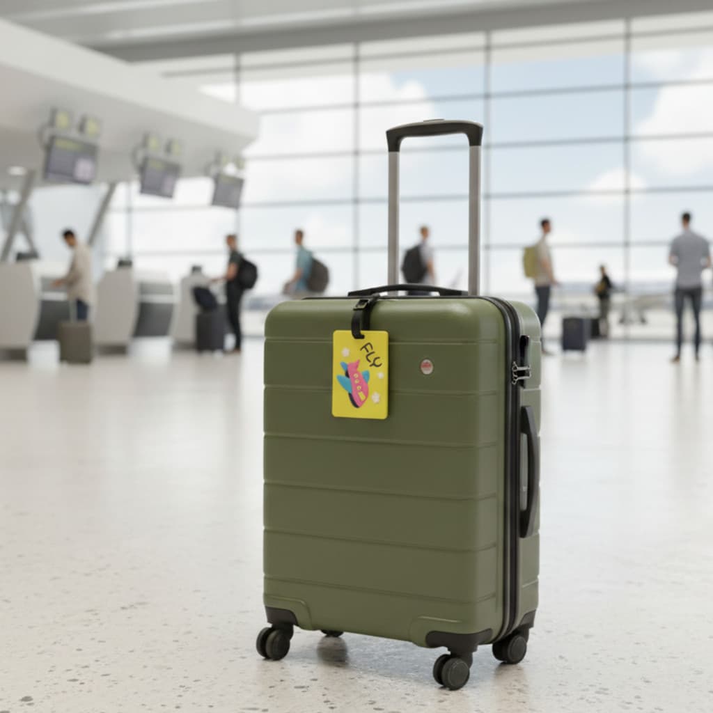 Etiqueta de Identificação de Mala para Viagens