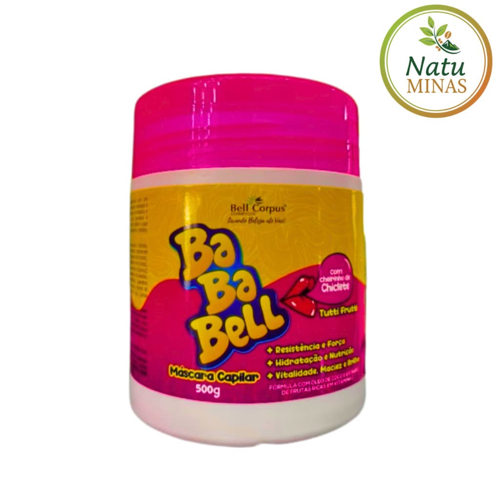 1 Und Máscara Hidratação Capilar Bababell 500g - Bell Corpus