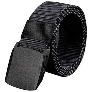 Moda Cinto Largo Masculino Nylon Fivela de Plástico Entrega rápida