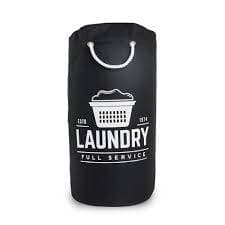 CESTO P/ ROUPAS SECALUX LAUNDRY 25L PRETO - 301034