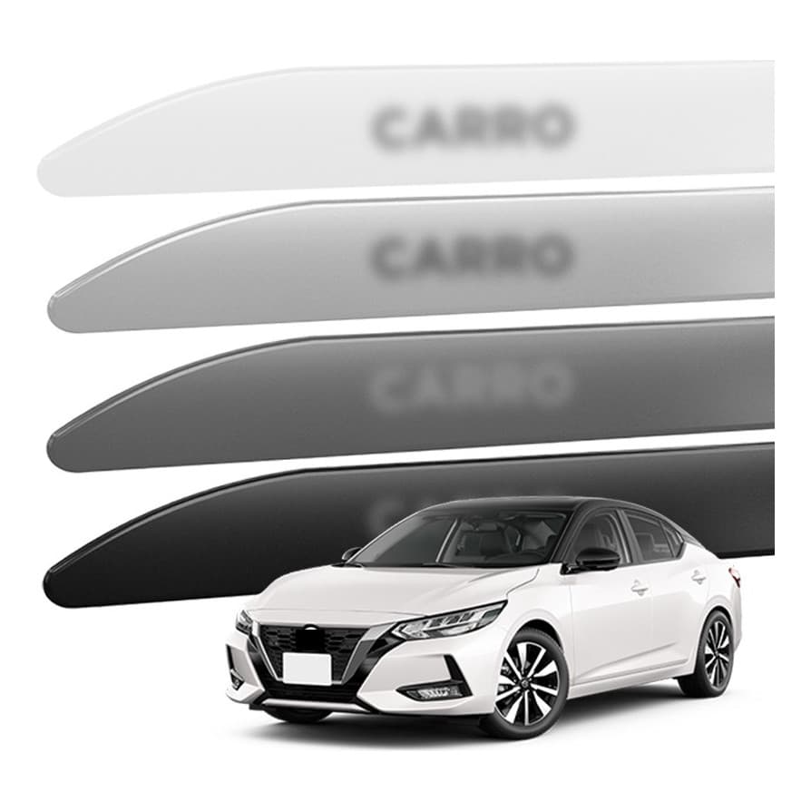 Friso Lateral Porta Nissan Sentra Prata Platinum 2005 A 2013