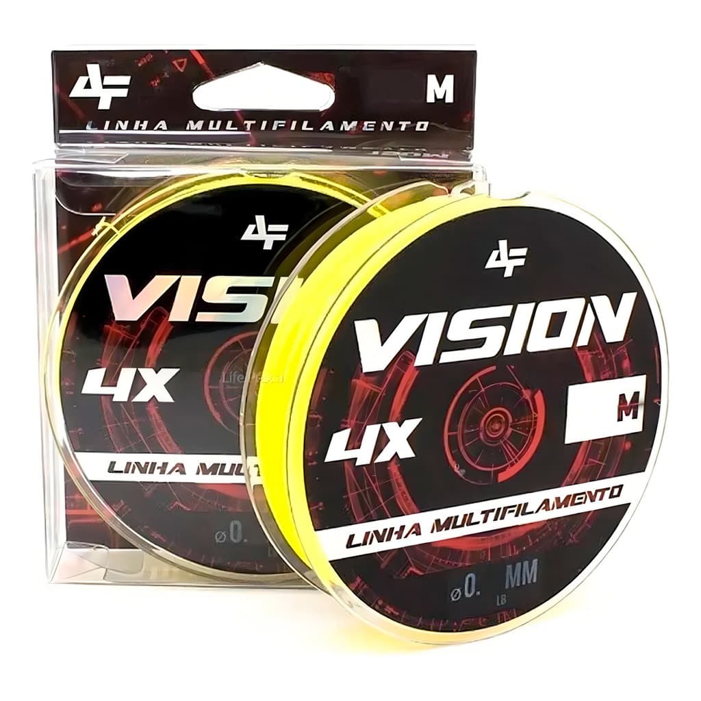 Linha de pesca VISION X4 150m Yellow 0,32