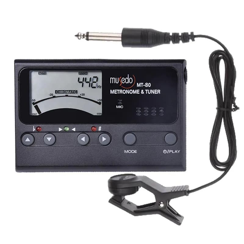 METRONOMO AFINADOR  COM DISPLAY DIGITAL MT-80