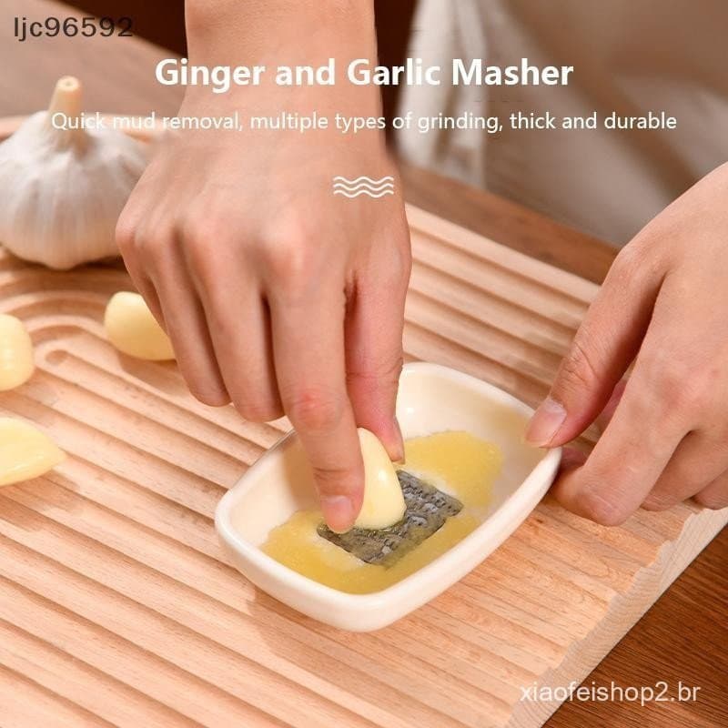[ljc] 1 Pc Manual Ralador De Gengibre Wasabi Triturador Moedor De Alho Cozinha Prensa De Frutas Legumes Moagem Ferrament