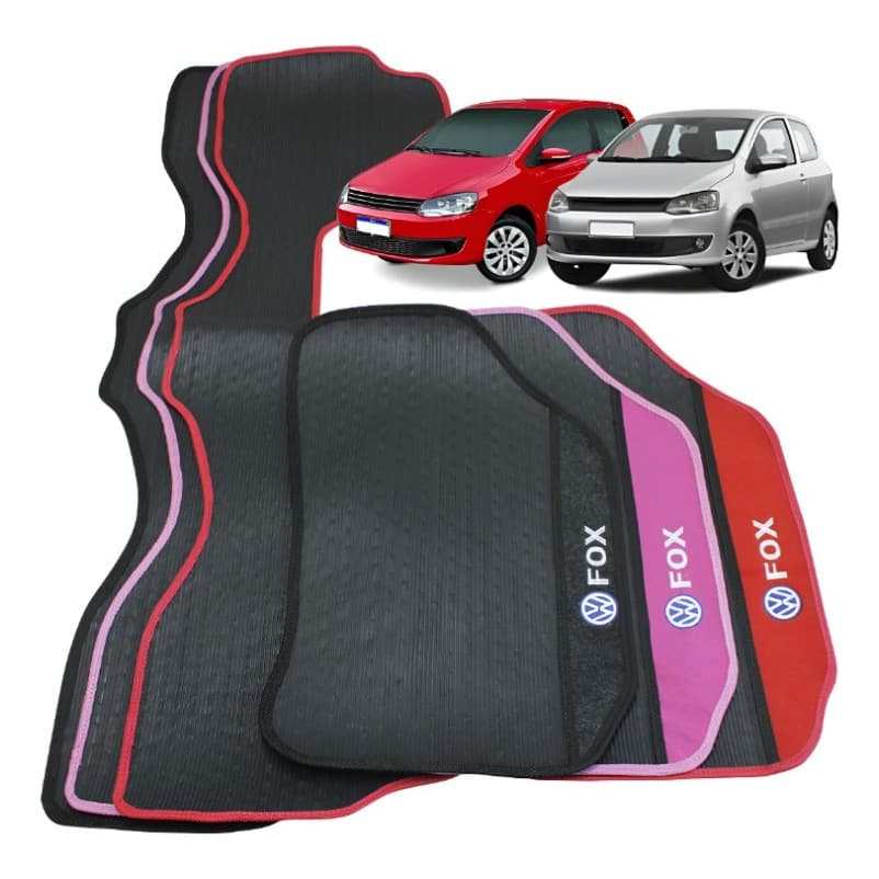 Tapete Personalizado 3 Peças Fox 2010 2011 2012 2013 2014