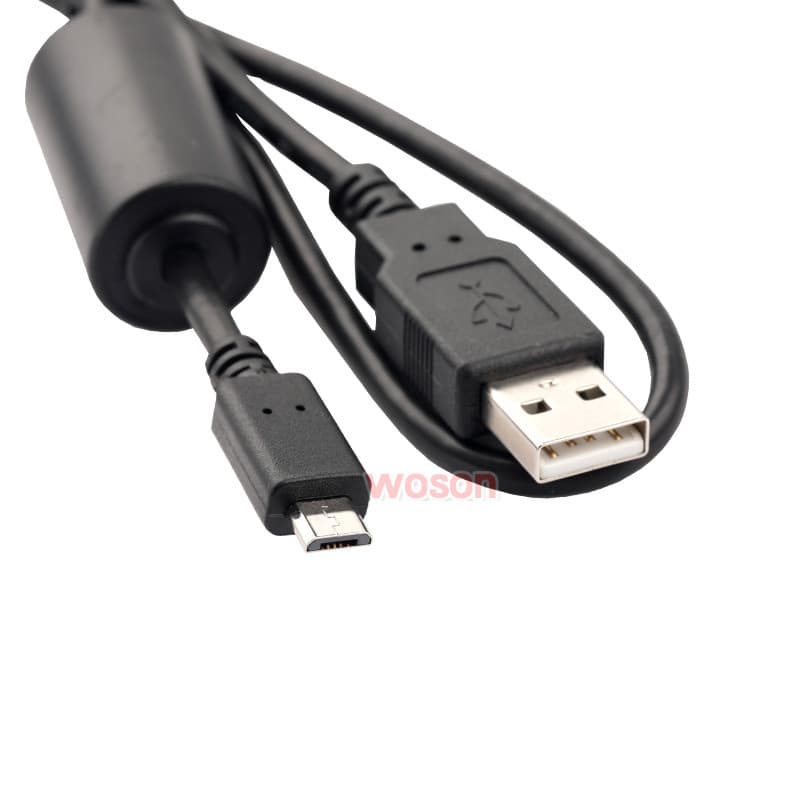 Adequado para Sony RX100 M1 M2/3/4/5/6/7 RX1R Cabo USB de dados de carregamento de câmera de cartão preto