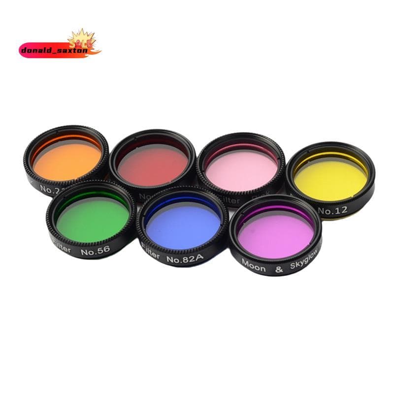 [Rápido D] Acessórios Para Telescópio Astronômico Filtro De Sete Cores Nebulosa 1 . De Lunar De 25 Polegadas 31 7 Mm