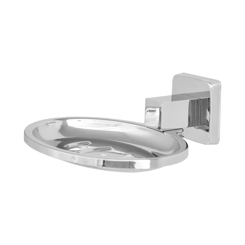 Saboneteira Parede Inox Cromado Banheiro Luxo