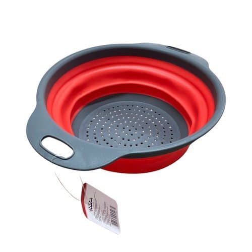 Escorredor Dobrável Silicone Retrátil 24 Cm Cozinha Compacto