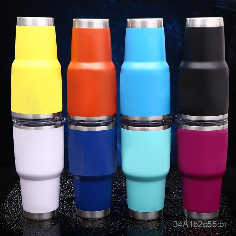 O mesmo copo de gelo de aço inoxidável, copo para carro de comércio exterior, grande capacidade de 30oz, copo de água pr