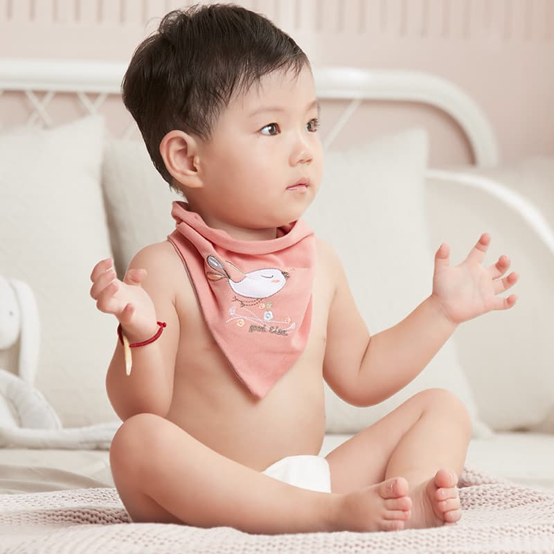 Saliva toalha bebê algodão babador verão fino recém-nascido menino crianças cachecol menina babador bebê triângulo cache