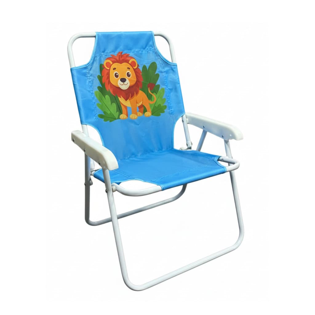 Cadeira De Praia Infantil Leão De Oxford 53CM X 25CM X30CM