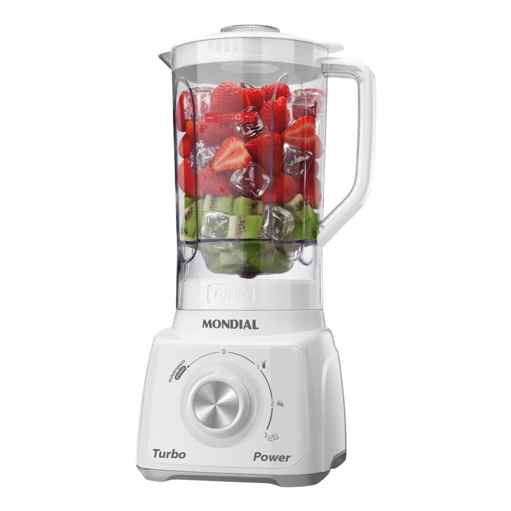 Liquidificador Turbo Power Mondial 550W L-99 WG