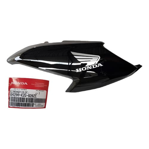 Aba Do Tanque Direta Fan 160 2022 A 2024 Preto Original  Preto