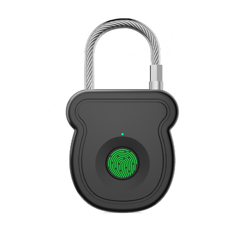 Cadeado Digital de Impressão com Carregamento USB Inteligente para Abertura Fácil de Mochila e Armário ZG12