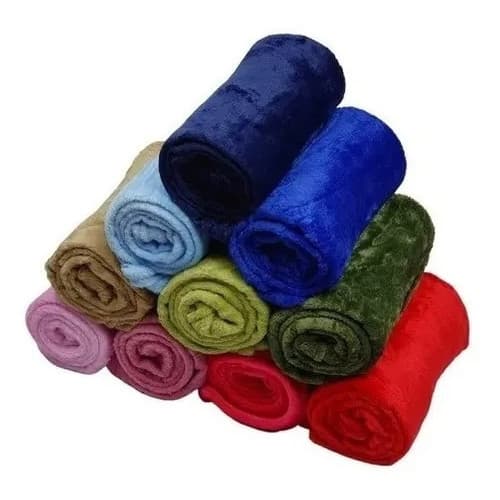 cobertor manta pet grande 1.00m x 90cm lindas cores sortidas , variadas