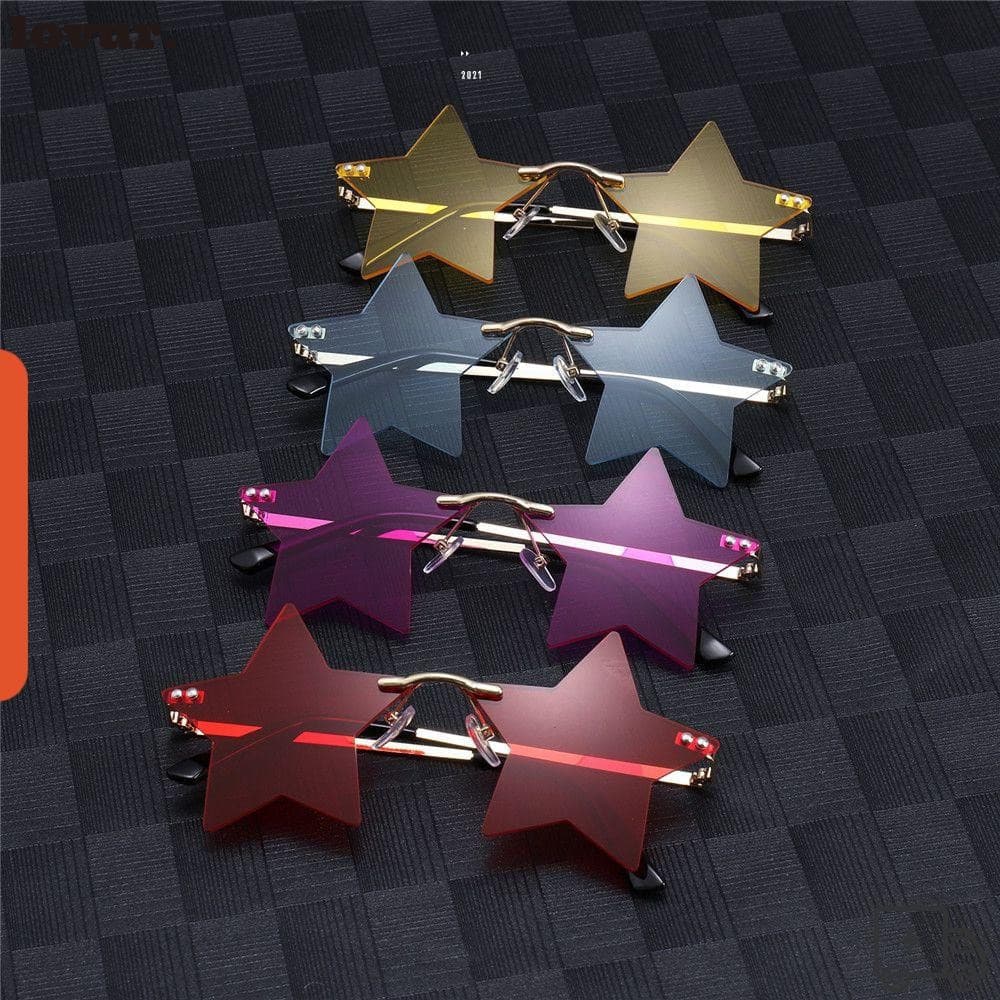 LOVUR Star Shape Engraçado Decoração De Natal Pentagrama Óculos De Sol