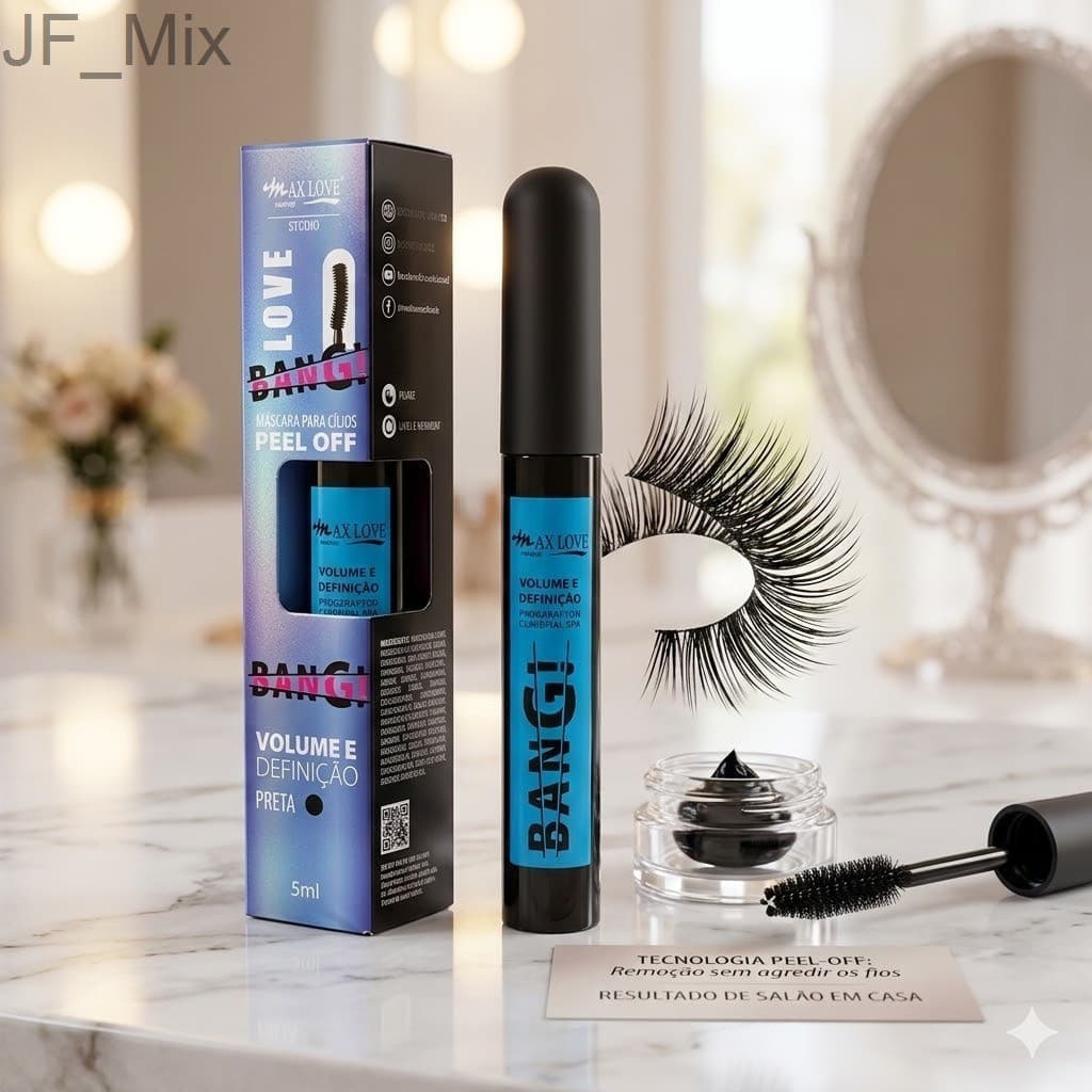 (V)mascara para cílios bang vegano max love N 22R6HL