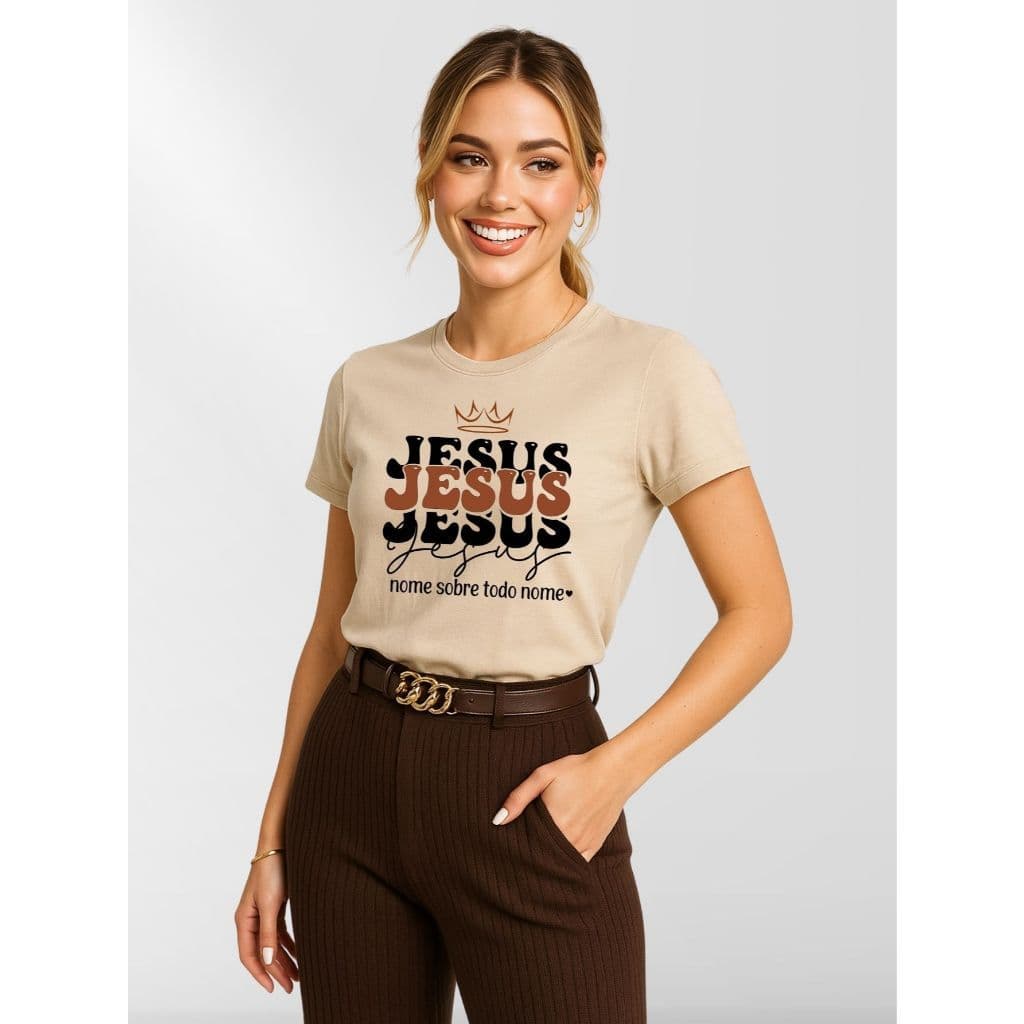 Camiseta Feminina Escolha Cor e Tamanho 100% Algodão Malha Premium Manga Curta Gola Redonda