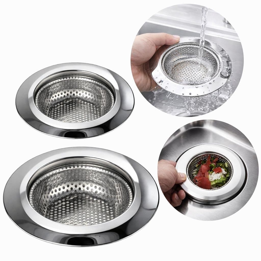 Ralo De Pia Borda Longa Ralinho Inox Resistente Multiuso Premium Diversos Tamanhos