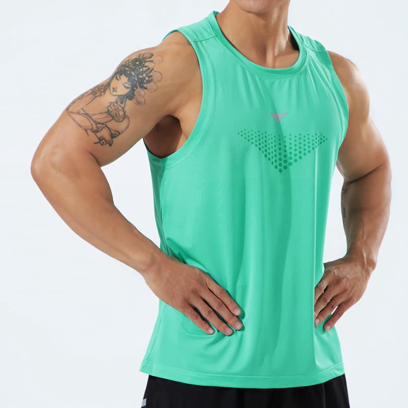 Maratona colete masculino profissional correndo esportes colete basquete Fitness treinamento terno de secagem rápida cam