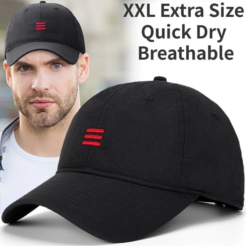 56-60CM/60-65CM Big Head Oversize Baseball Cap for Men Women Running Sports Hat Adjustable Trucker Hat Breathable Golf H