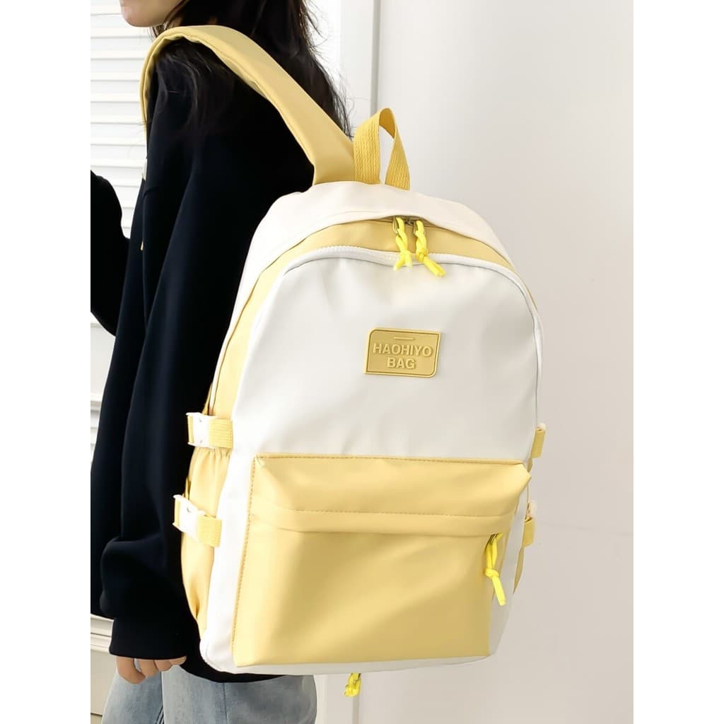 Japonês novo estilo mochila menina transparente 40cm saco de boneca boneca de algodão mochila saco de dor estudante saco