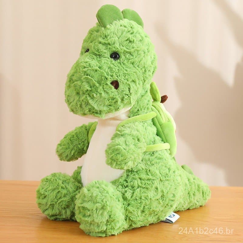 Novo brinquedo de pelúcia com padrão de dragão, boneco de dinossauro macio e fofo, brinquedo para máquina de bonecas, tr