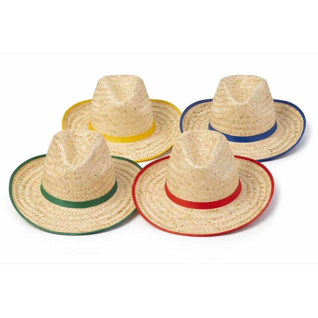 Kit 4 Chapéus Palha Festa Junina Country Adulto Cor Variadas