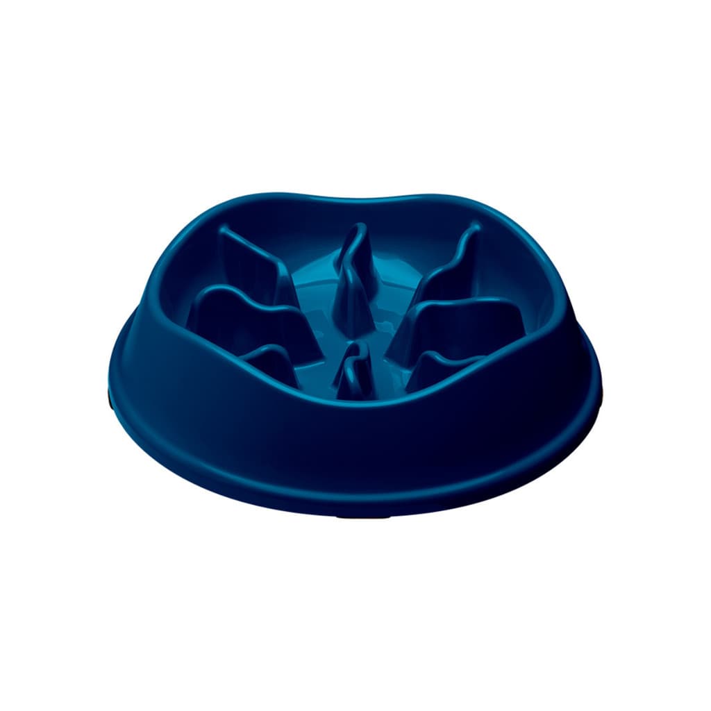 Comedouro Lento Interativo Stark Slow 550 mL - Azul Cobalto