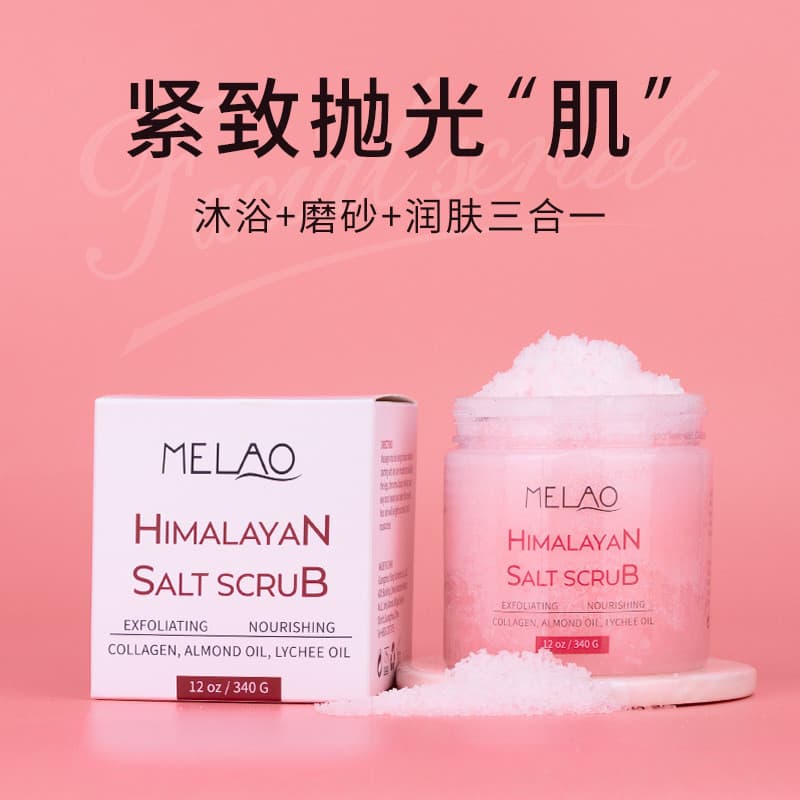 Esfoliante Corporal Reafirmante Com Sal De Banho Do Himalaia