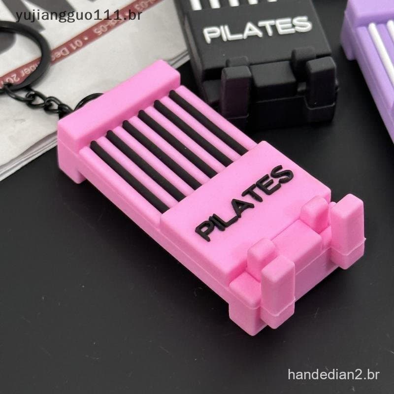# Novo 2025 Chaveiro De Pilates De Silicone Com Halteres , Presentes De Ginástica Para Amantes De Academia , Treinador D