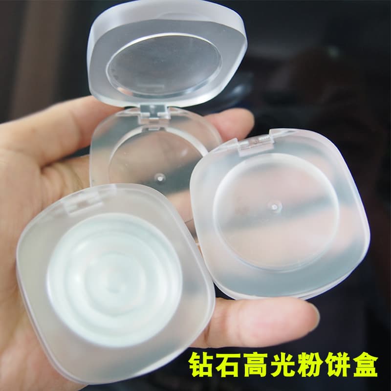 Diamante purê de batata destaque caixa de substituição transparente fosco contorno placa vazia Blush Sub-embalagem caixa