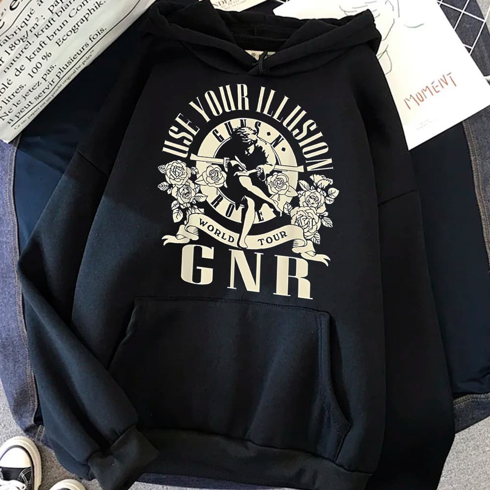 Moletom Canguru Banda Rock Guns n' Roses GNR Casaco Flanelado 100% Algodão Envio Imediato DR Bigorna