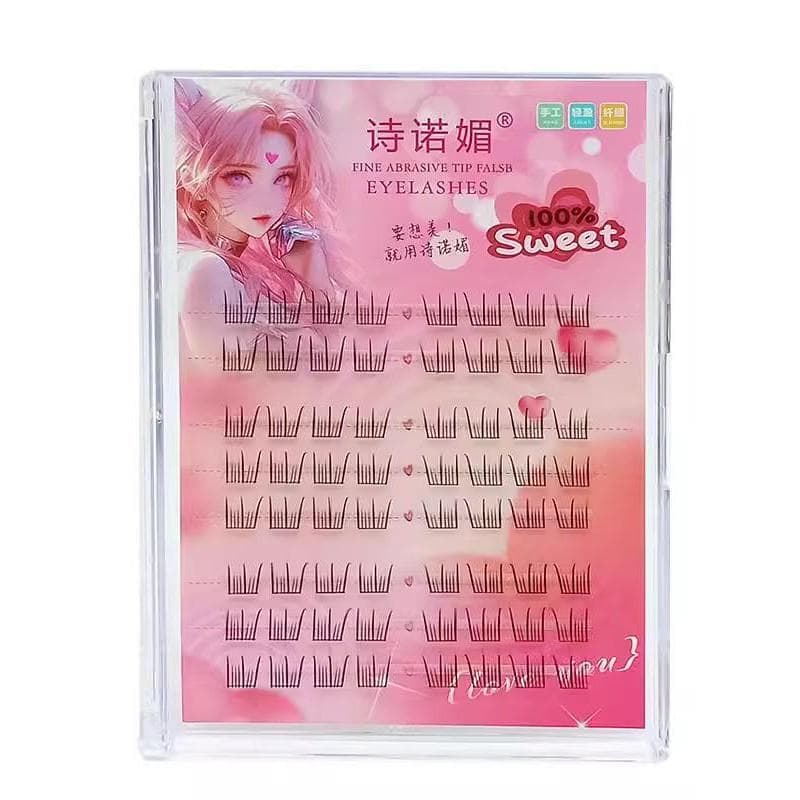 Sinomei grande capacidade coreano um pouco grande C coreano cílios postiços trilogia segmentado sobrenatural novato pequ