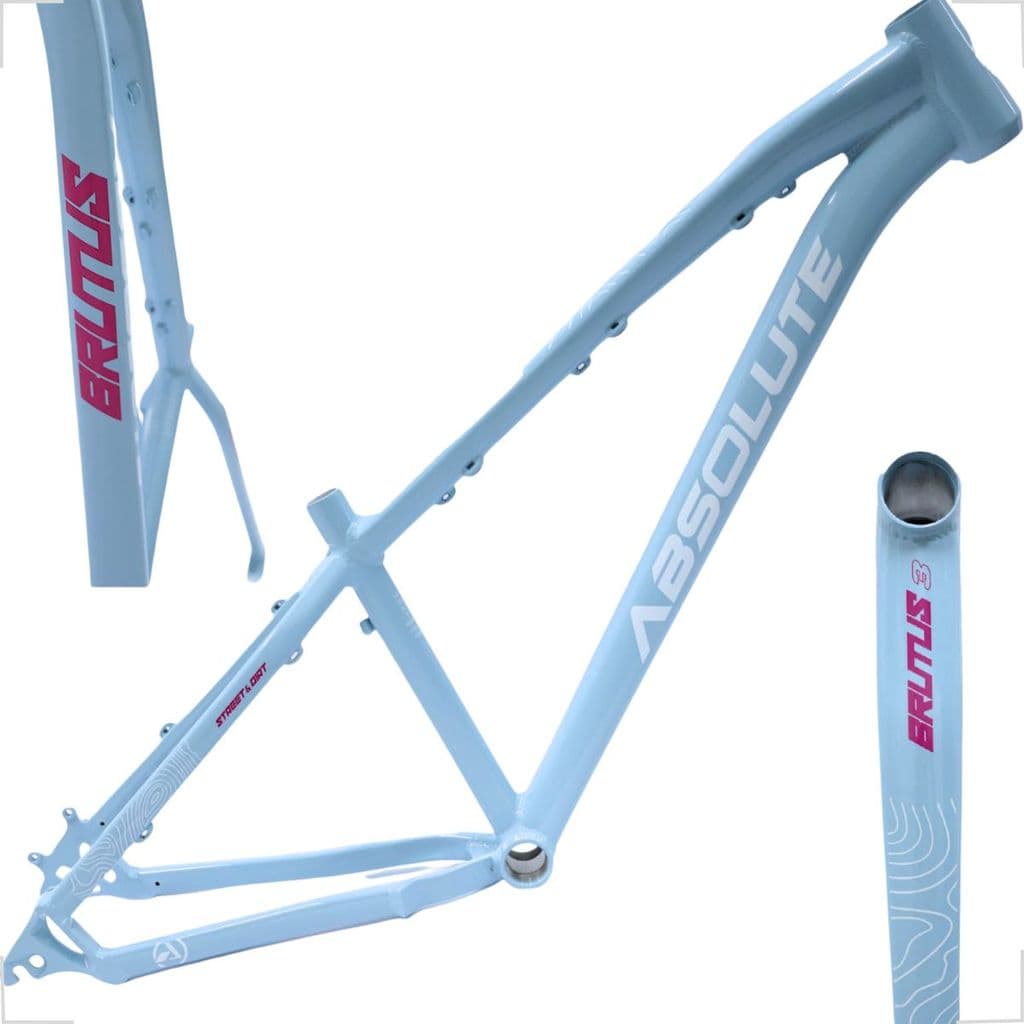 Quadro Bike Absolute Brutus 3 Aro 26 Wheeling Pump Dirt Jump BMX Freeride Alumínio 6061 Disco IS